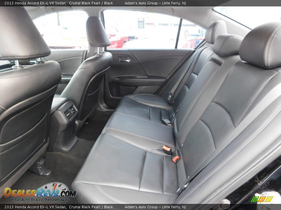 2013 Honda Accord EX-L V6 Sedan Crystal Black Pearl / Black Photo #21
