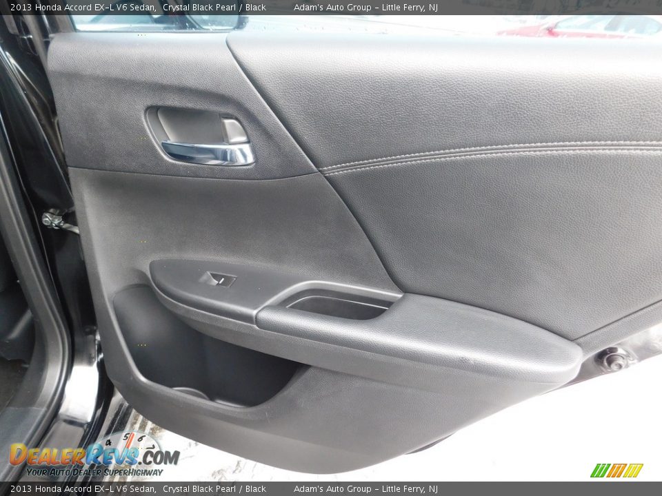 2013 Honda Accord EX-L V6 Sedan Crystal Black Pearl / Black Photo #22
