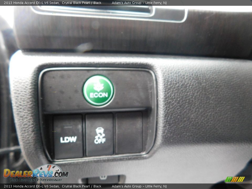 2013 Honda Accord EX-L V6 Sedan Crystal Black Pearl / Black Photo #28