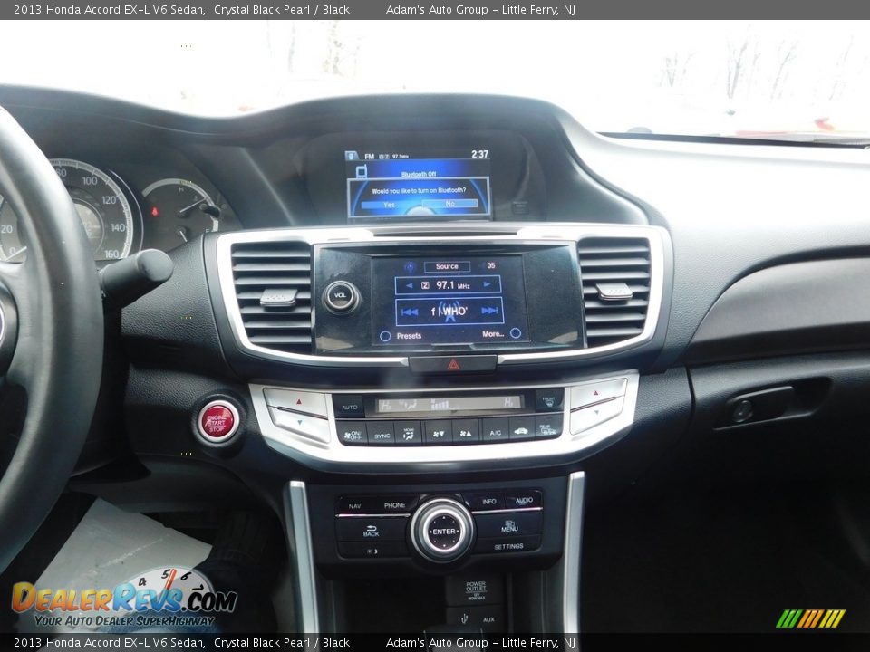 2013 Honda Accord EX-L V6 Sedan Crystal Black Pearl / Black Photo #32