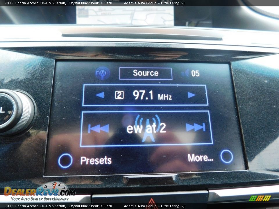 2013 Honda Accord EX-L V6 Sedan Crystal Black Pearl / Black Photo #35