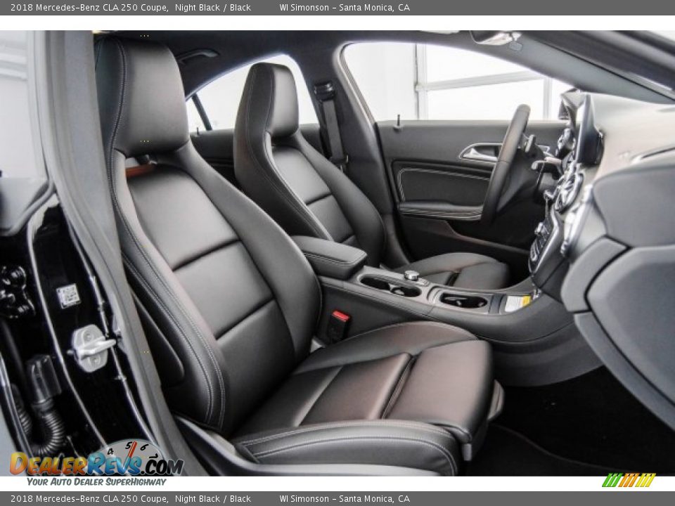 2018 Mercedes-Benz CLA 250 Coupe Night Black / Black Photo #2