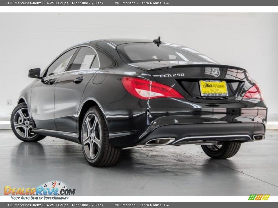 2018 Mercedes-Benz CLA 250 Coupe Night Black / Black Photo #3