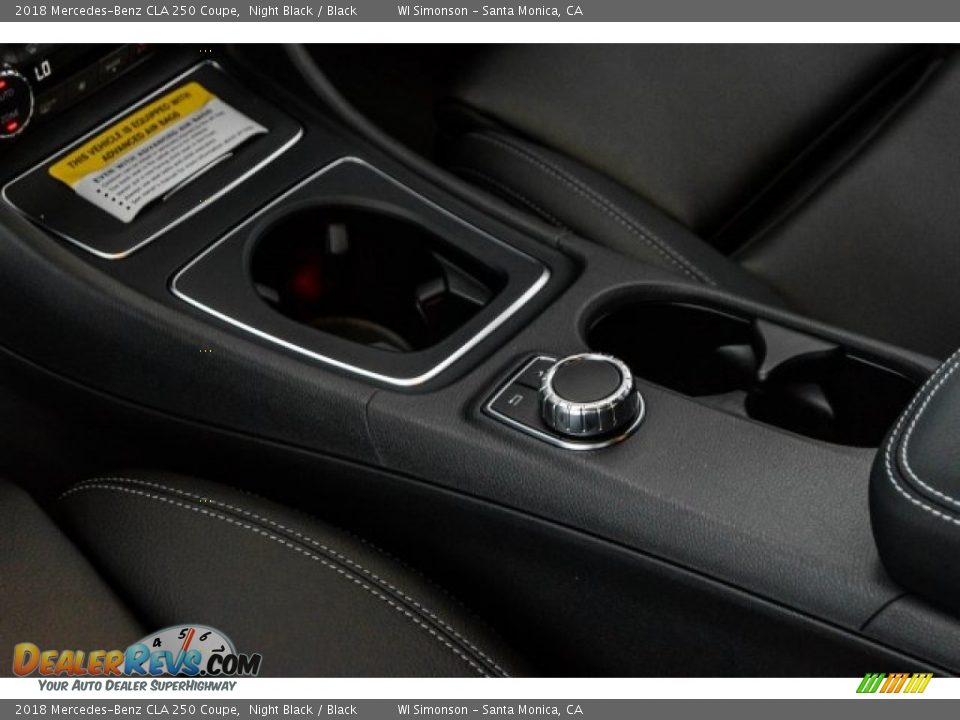 2018 Mercedes-Benz CLA 250 Coupe Night Black / Black Photo #7