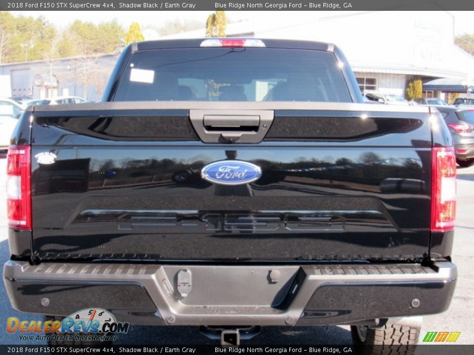 2018 Ford F150 STX SuperCrew 4x4 Shadow Black / Earth Gray Photo #4