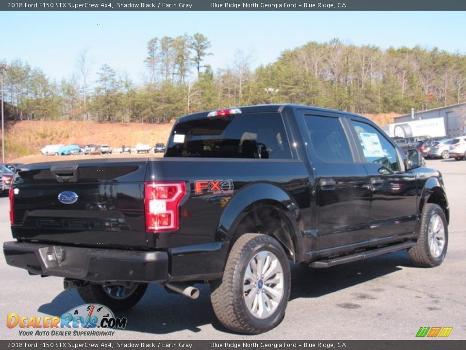 2018 Ford F150 STX SuperCrew 4x4 Shadow Black / Earth Gray Photo #5