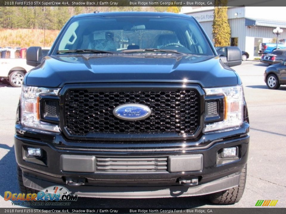 2018 Ford F150 STX SuperCrew 4x4 Shadow Black / Earth Gray Photo #8