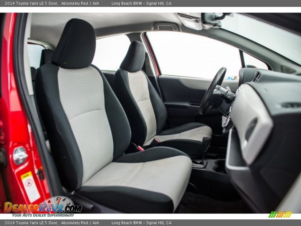 2014 Toyota Yaris LE 5 Door Absolutely Red / Ash Photo #7