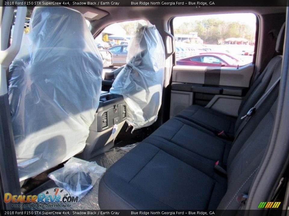 2018 Ford F150 STX SuperCrew 4x4 Shadow Black / Earth Gray Photo #12