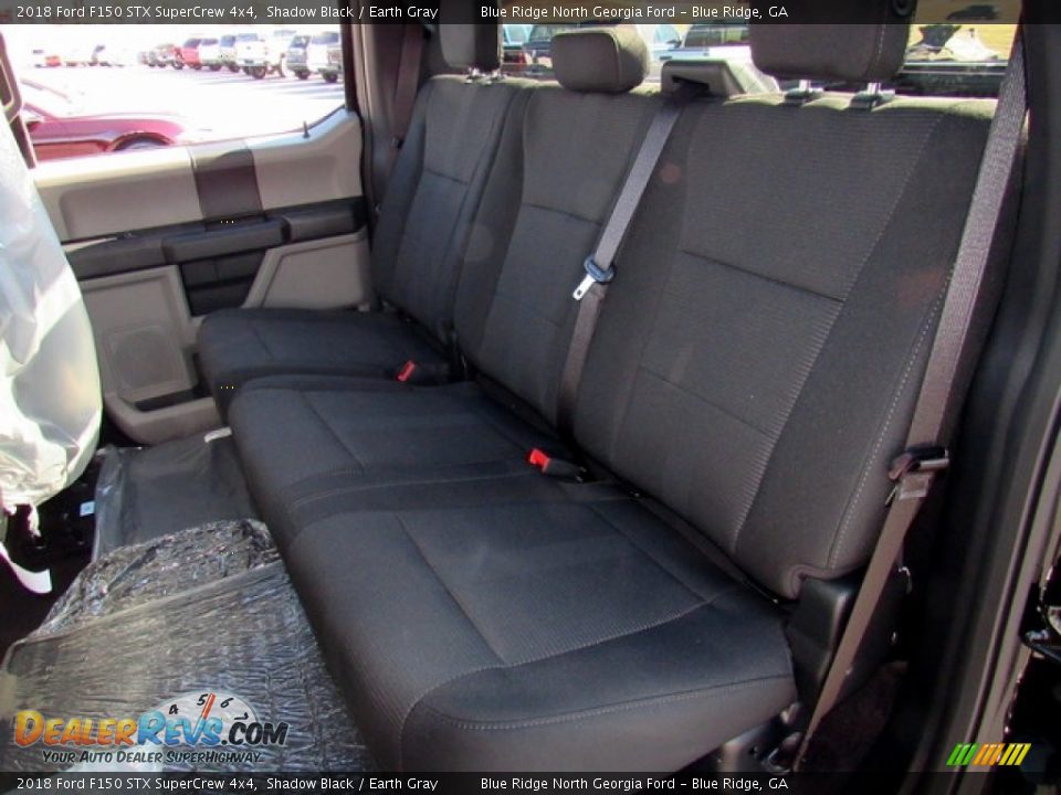 2018 Ford F150 STX SuperCrew 4x4 Shadow Black / Earth Gray Photo #13
