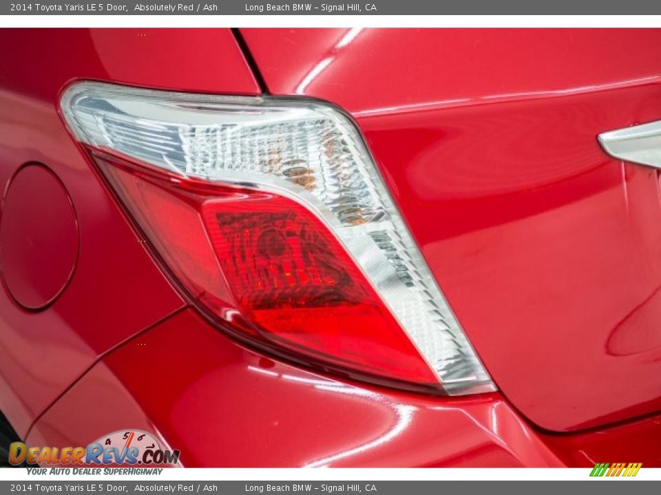 2014 Toyota Yaris LE 5 Door Absolutely Red / Ash Photo #15