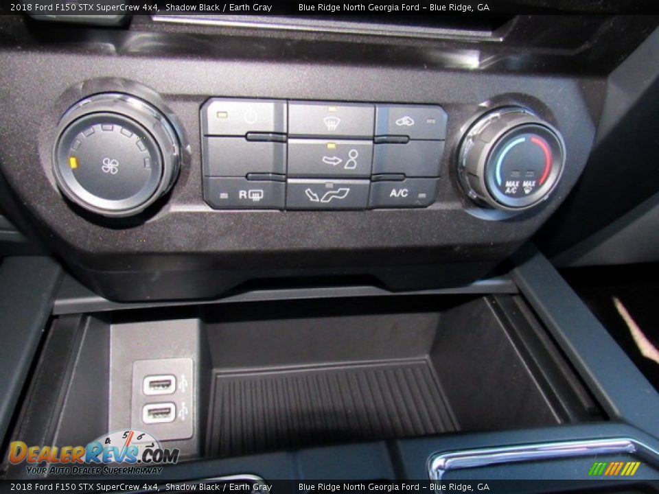 2018 Ford F150 STX SuperCrew 4x4 Shadow Black / Earth Gray Photo #19