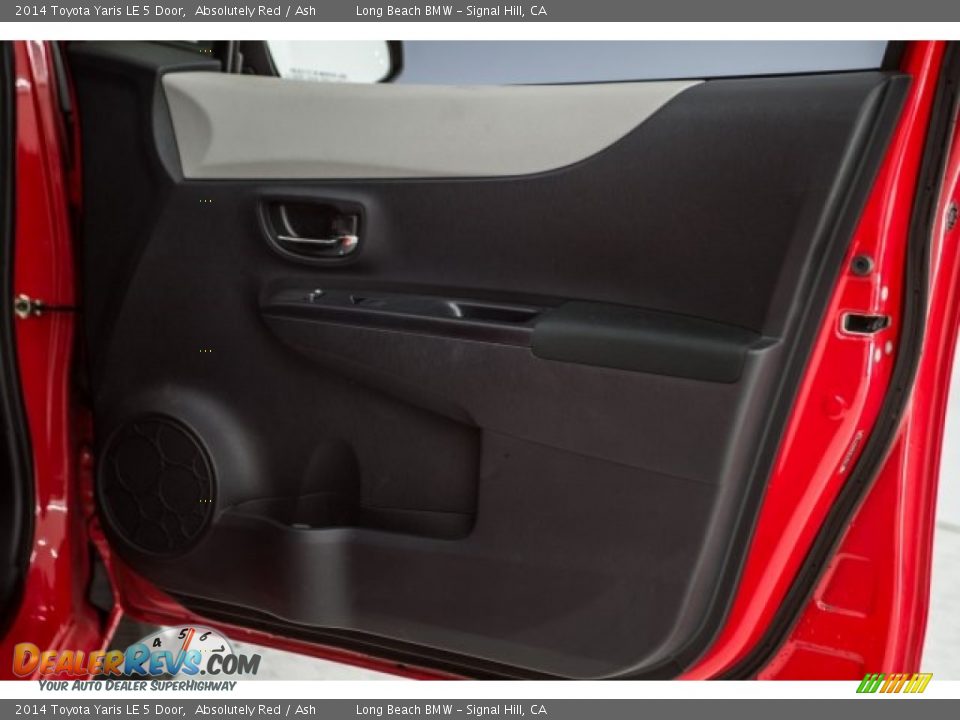 2014 Toyota Yaris LE 5 Door Absolutely Red / Ash Photo #18