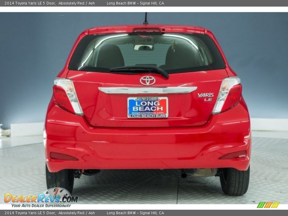 2014 Toyota Yaris LE 5 Door Absolutely Red / Ash Photo #24