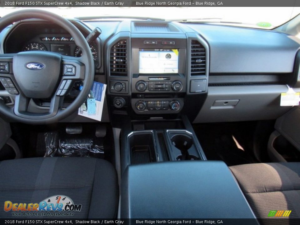 2018 Ford F150 STX SuperCrew 4x4 Shadow Black / Earth Gray Photo #24