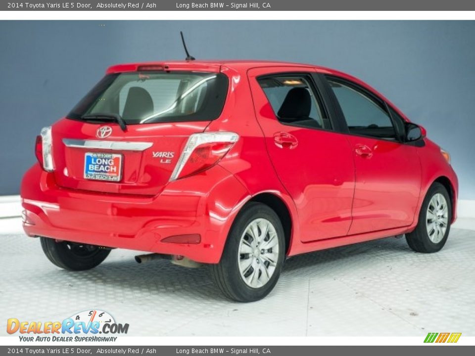 2014 Toyota Yaris LE 5 Door Absolutely Red / Ash Photo #25