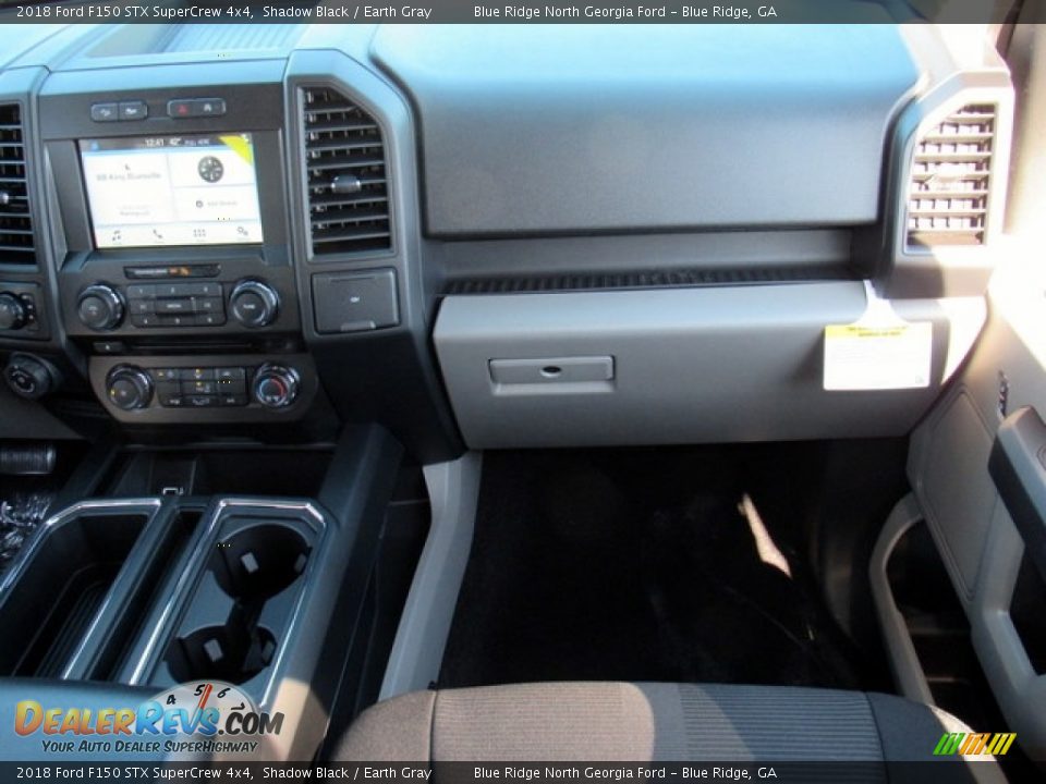 2018 Ford F150 STX SuperCrew 4x4 Shadow Black / Earth Gray Photo #25
