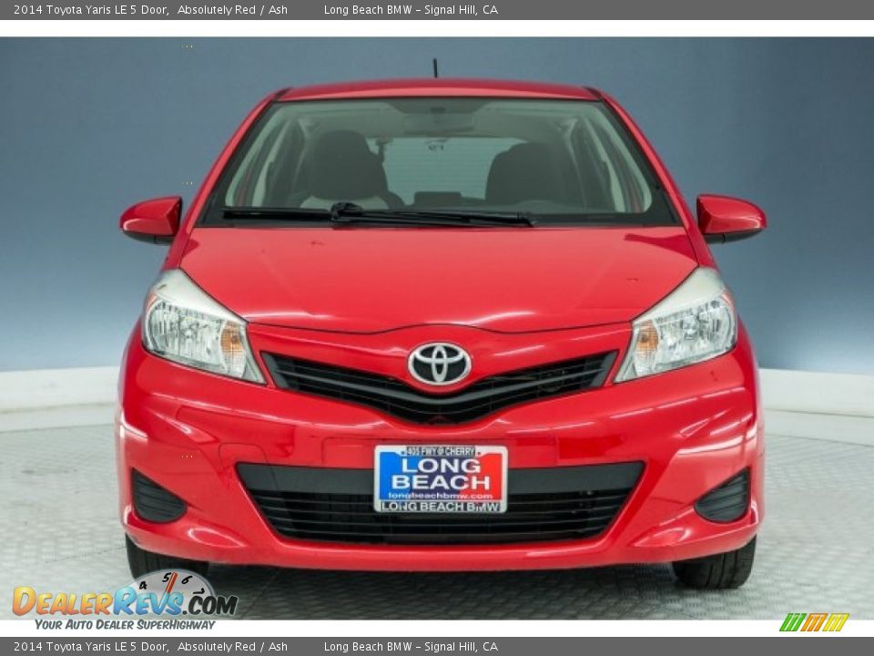 2014 Toyota Yaris LE 5 Door Absolutely Red / Ash Photo #26