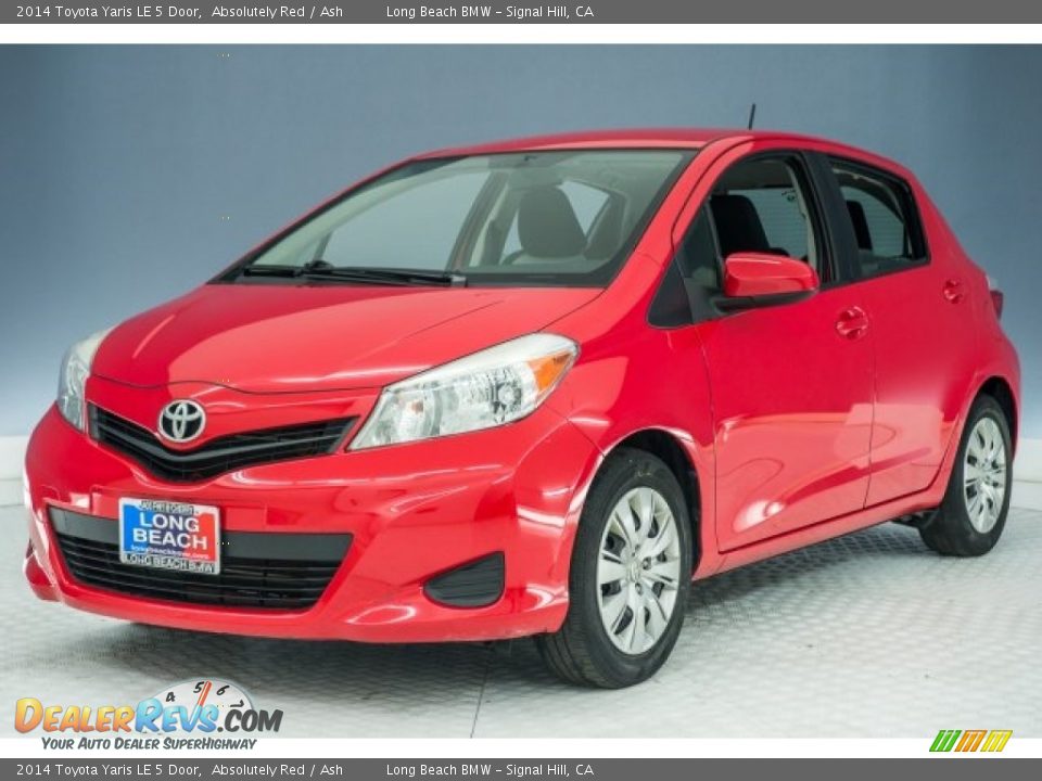 2014 Toyota Yaris LE 5 Door Absolutely Red / Ash Photo #27