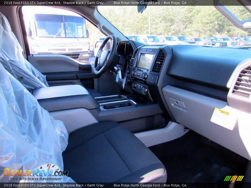 2018 Ford F150 STX SuperCrew 4x4 Shadow Black / Earth Gray Photo #29