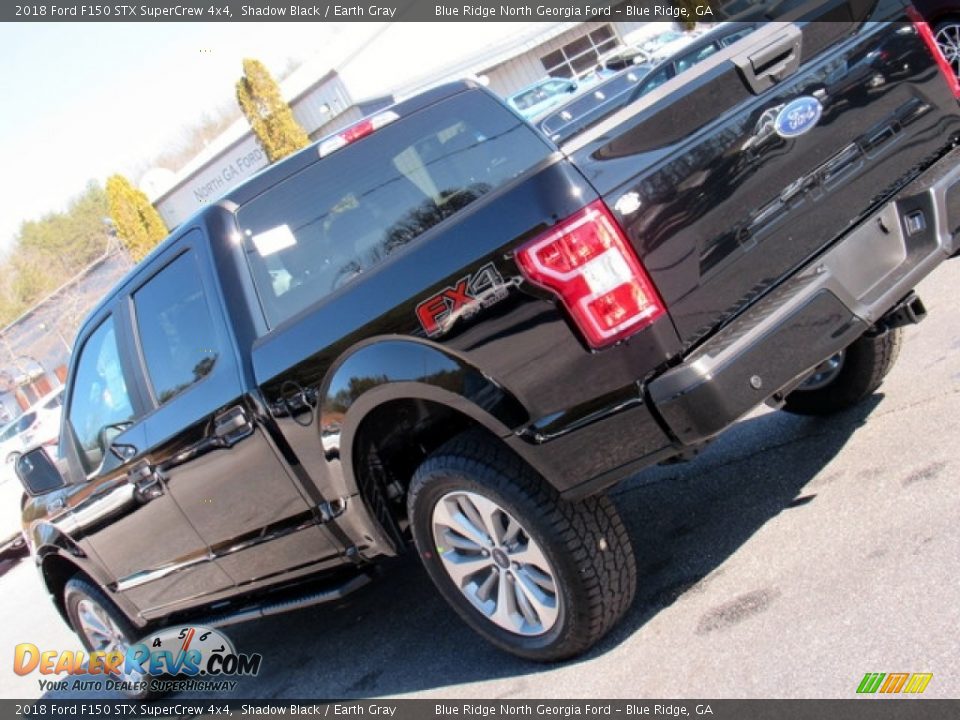 2018 Ford F150 STX SuperCrew 4x4 Shadow Black / Earth Gray Photo #33