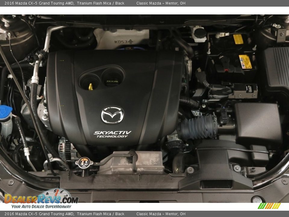2016 Mazda CX-5 Grand Touring AWD Titanium Flash Mica / Black Photo #19