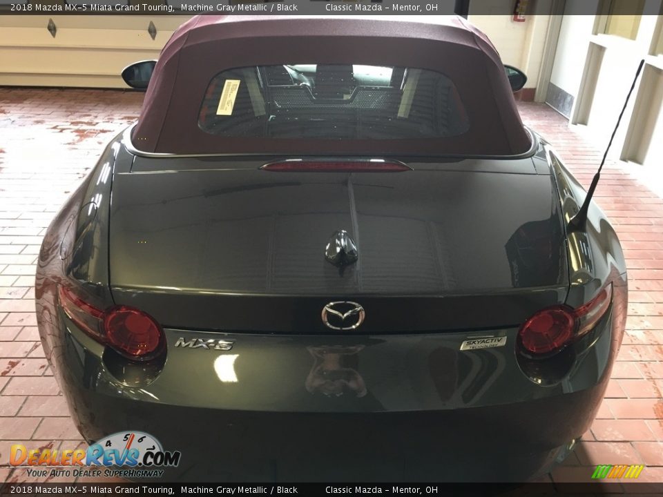 2018 Mazda MX-5 Miata Grand Touring Machine Gray Metallic / Black Photo #3