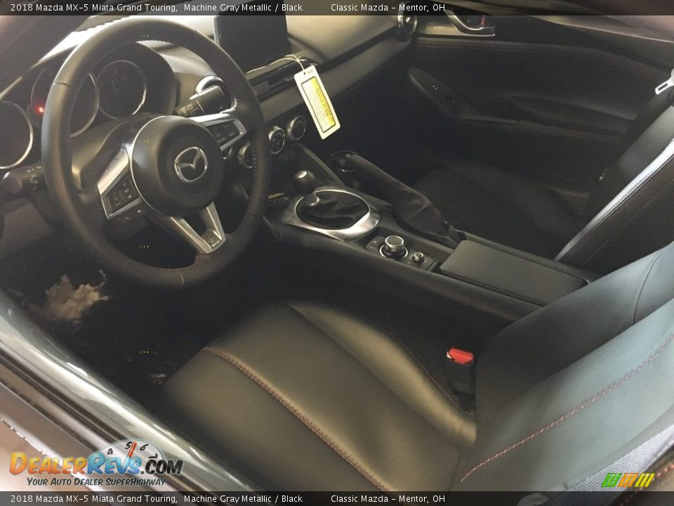 Black Interior - 2018 Mazda MX-5 Miata Grand Touring Photo #4