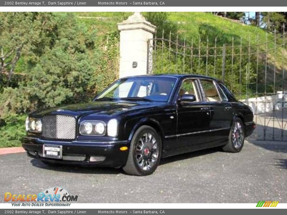 2002 Bentley Arnage T Dark Sapphire / Linen Photo #2