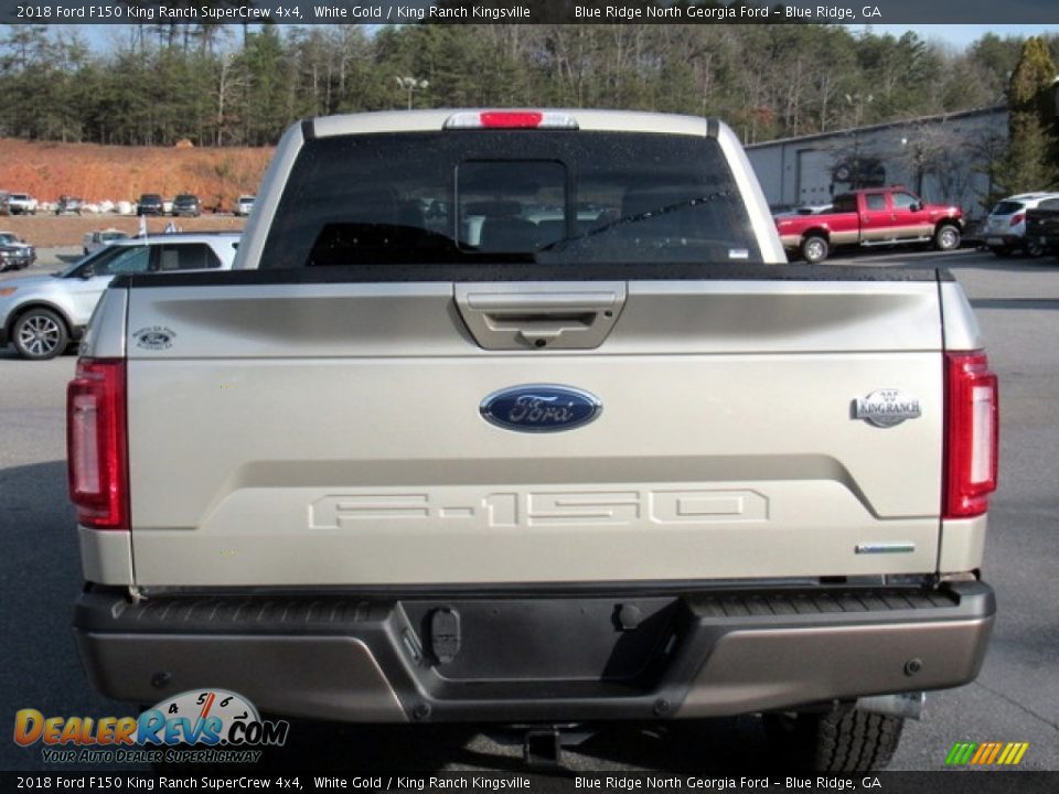 2018 Ford F150 King Ranch SuperCrew 4x4 White Gold / King Ranch Kingsville Photo #4
