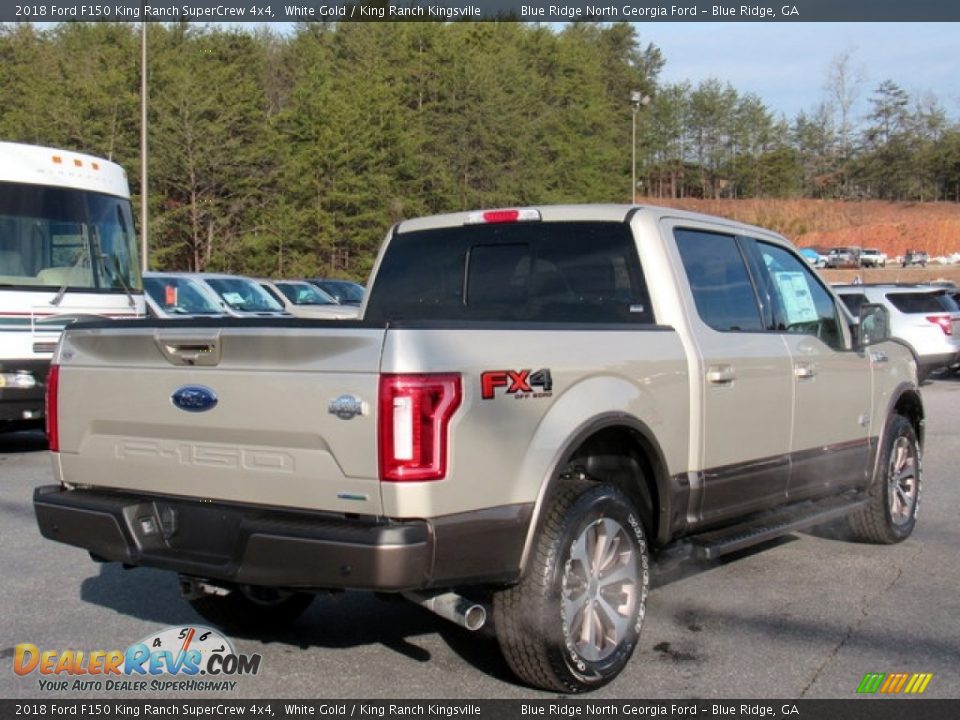 2018 Ford F150 King Ranch SuperCrew 4x4 White Gold / King Ranch Kingsville Photo #5