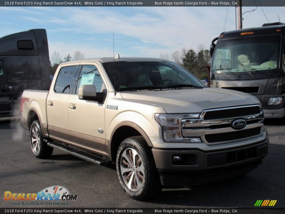 2018 Ford F150 King Ranch SuperCrew 4x4 White Gold / King Ranch Kingsville Photo #7