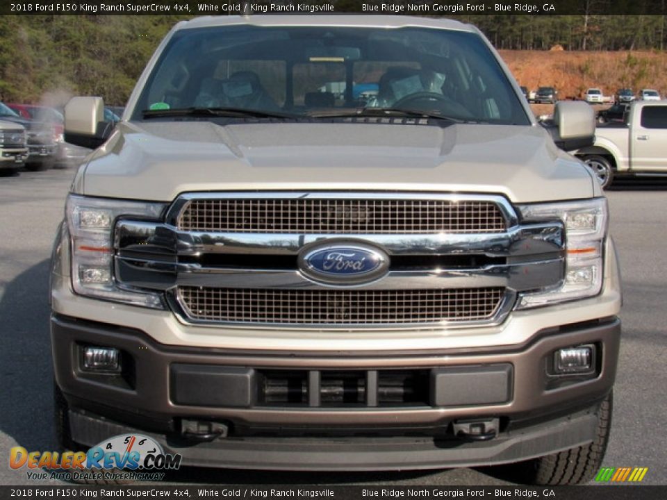 2018 Ford F150 King Ranch SuperCrew 4x4 White Gold / King Ranch Kingsville Photo #8