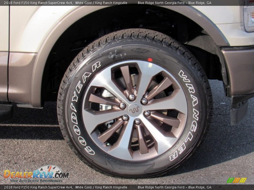 2018 Ford F150 King Ranch SuperCrew 4x4 White Gold / King Ranch Kingsville Photo #9