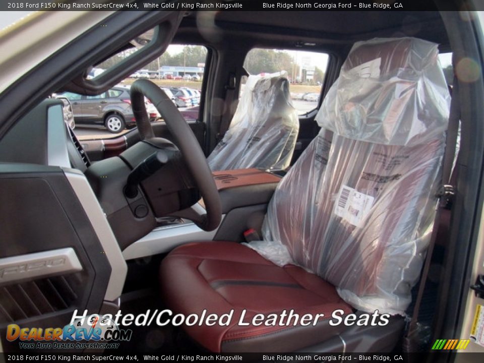 2018 Ford F150 King Ranch SuperCrew 4x4 White Gold / King Ranch Kingsville Photo #10