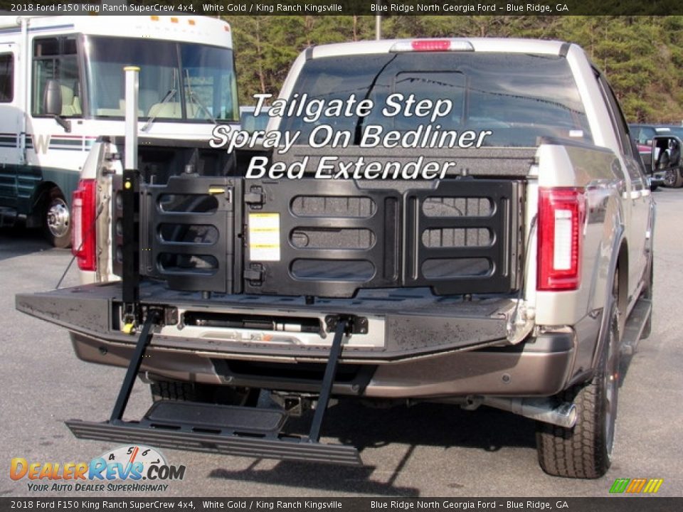 2018 Ford F150 King Ranch SuperCrew 4x4 White Gold / King Ranch Kingsville Photo #14