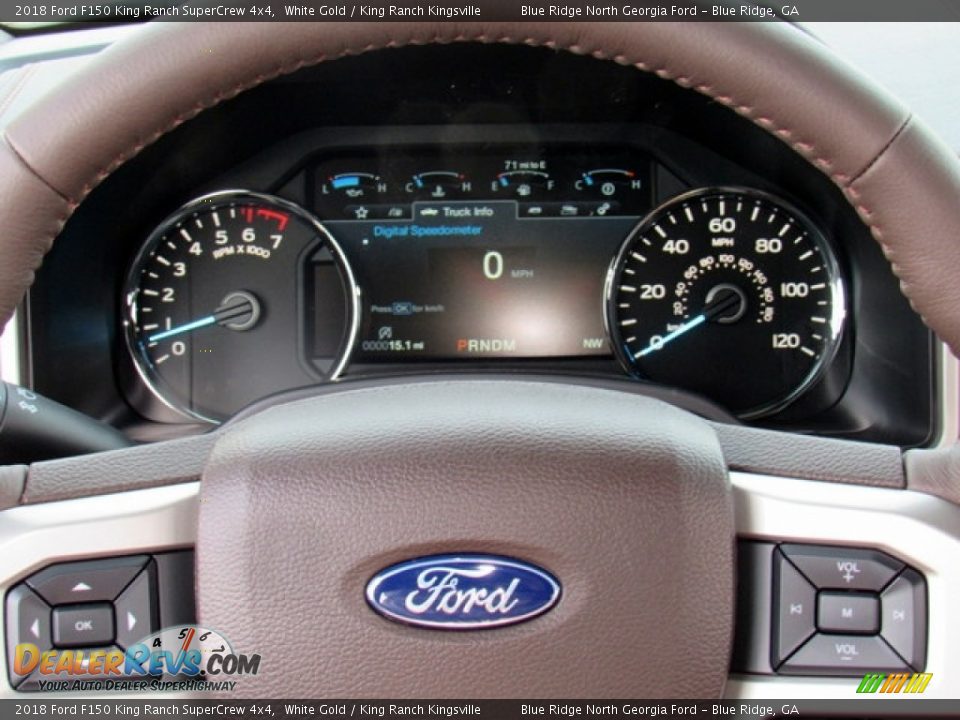 2018 Ford F150 King Ranch SuperCrew 4x4 White Gold / King Ranch Kingsville Photo #15