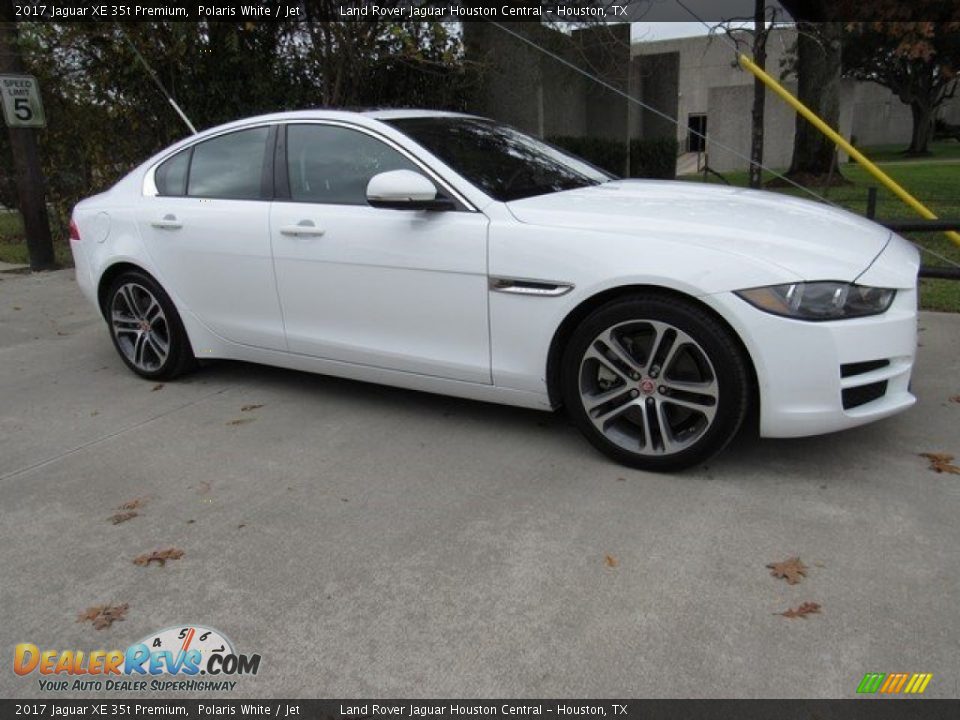 2017 Jaguar XE 35t Premium Polaris White / Jet Photo #1