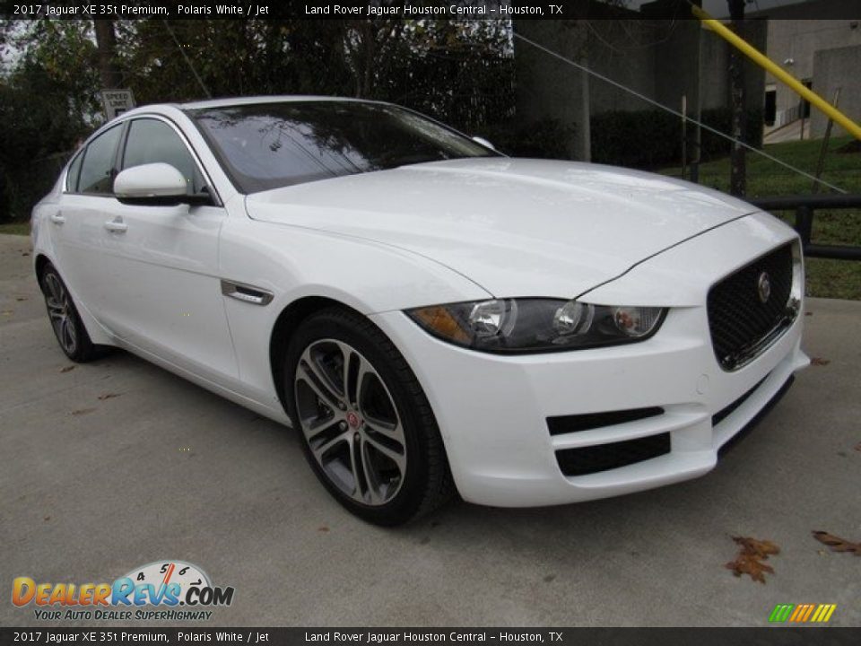 2017 Jaguar XE 35t Premium Polaris White / Jet Photo #2
