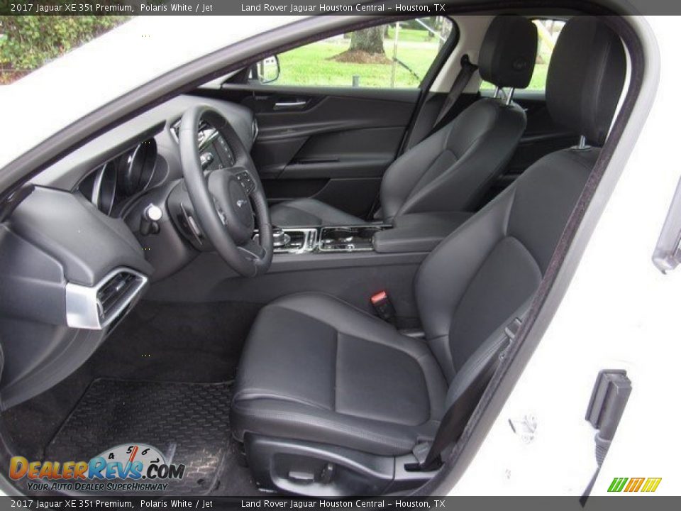 2017 Jaguar XE 35t Premium Polaris White / Jet Photo #3