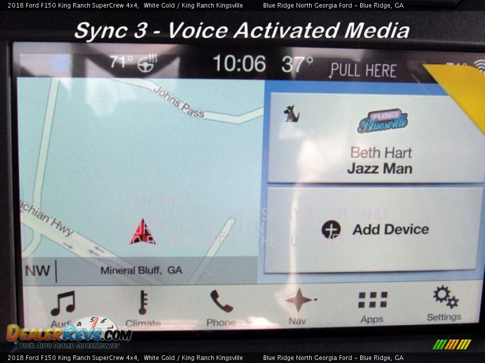 2018 Ford F150 King Ranch SuperCrew 4x4 White Gold / King Ranch Kingsville Photo #17