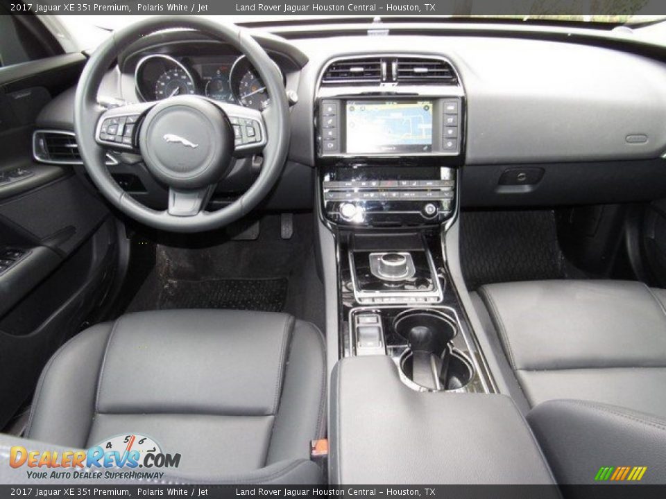 2017 Jaguar XE 35t Premium Polaris White / Jet Photo #4