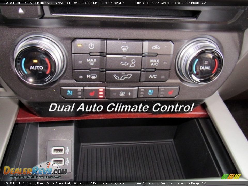 2018 Ford F150 King Ranch SuperCrew 4x4 White Gold / King Ranch Kingsville Photo #19