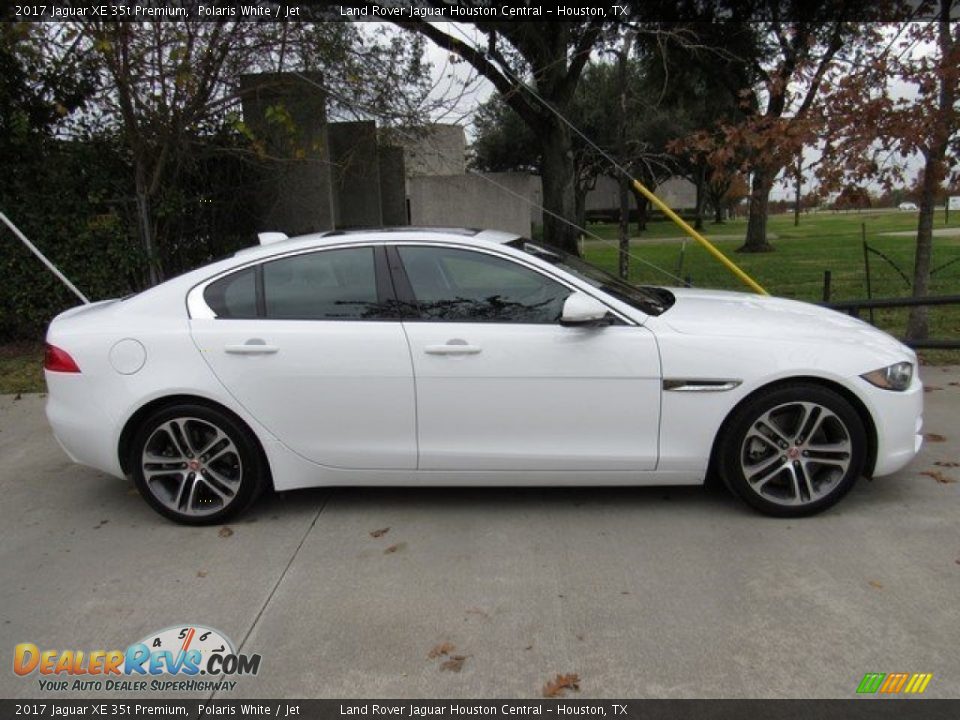 2017 Jaguar XE 35t Premium Polaris White / Jet Photo #6