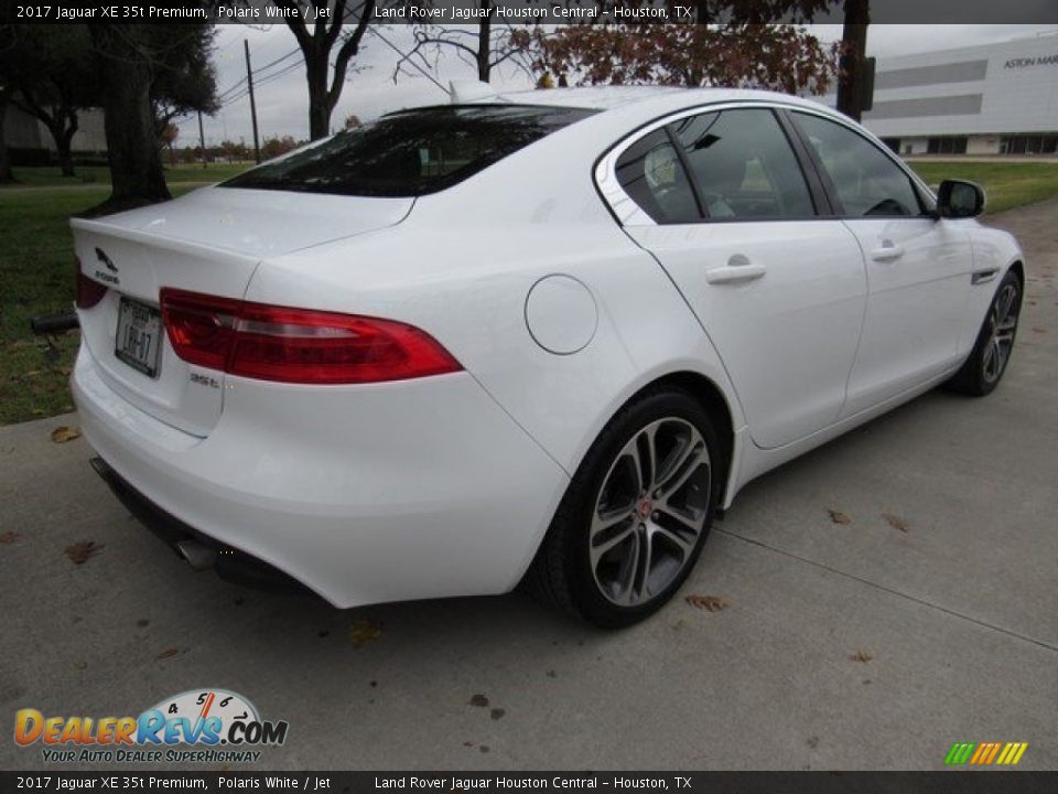 2017 Jaguar XE 35t Premium Polaris White / Jet Photo #7