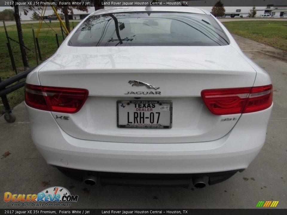 2017 Jaguar XE 35t Premium Polaris White / Jet Photo #8