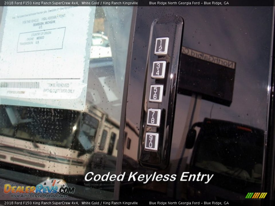 2018 Ford F150 King Ranch SuperCrew 4x4 White Gold / King Ranch Kingsville Photo #24