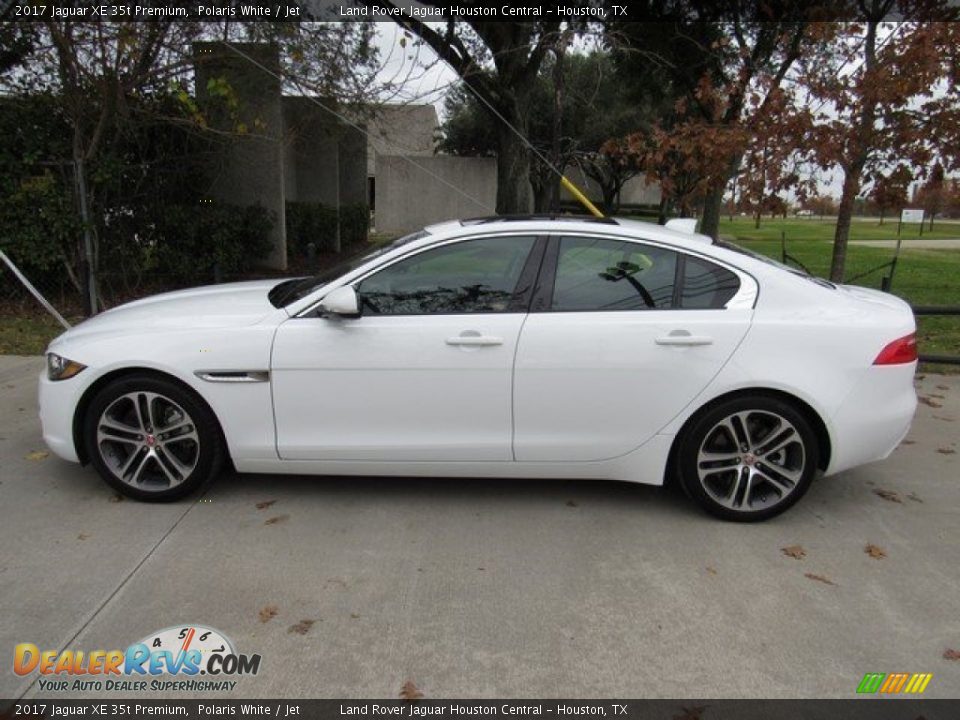 2017 Jaguar XE 35t Premium Polaris White / Jet Photo #11