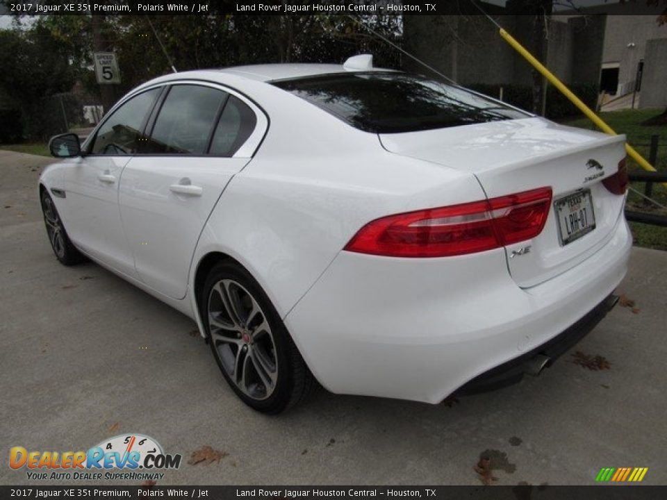 2017 Jaguar XE 35t Premium Polaris White / Jet Photo #12