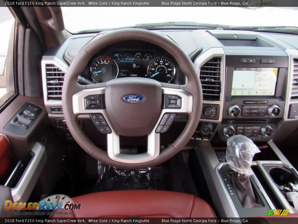 2018 Ford F150 King Ranch SuperCrew 4x4 White Gold / King Ranch Kingsville Photo #26